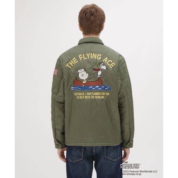 アヴィレックス（AVIREX）/《AVIREX × PEANUTS》QUILTING JACKET ”FLYING ACE”