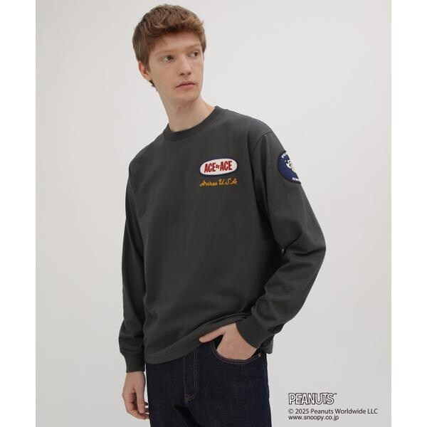 アヴィレックス（AVIREX）/《AVIREX × PEANUTS》LONGSLEEVE T−SHIRT