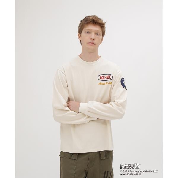 アヴィレックス（AVIREX）/《AVIREX × PEANUTS》LONGSLEEVE T−SHIRT