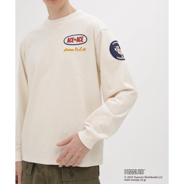 アヴィレックス（AVIREX）/《AVIREX × PEANUTS》LONGSLEEVE T−SHIRT