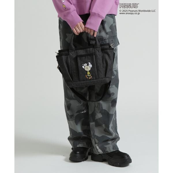 アヴィレックス（AVIREX）/《AVIREX × PEANUTS》DENIM MINI TOTE BAG ／ デニムミニトートバッ