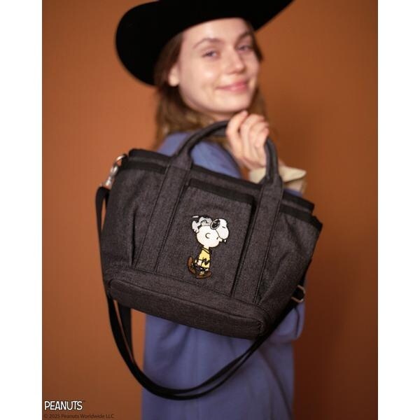 アヴィレックス（AVIREX）/《AVIREX × PEANUTS》DENIM MINI TOTE BAG ／ デニムミニトートバッ