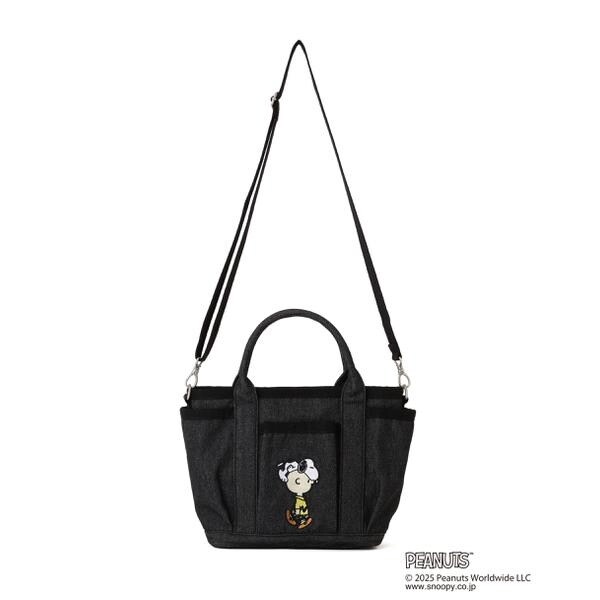 アヴィレックス（AVIREX）/《AVIREX × PEANUTS》DENIM MINI TOTE BAG ／ デニムミニトートバッ