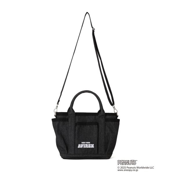 アヴィレックス（AVIREX）/《AVIREX × PEANUTS》DENIM MINI TOTE BAG ／ デニムミニトートバッ