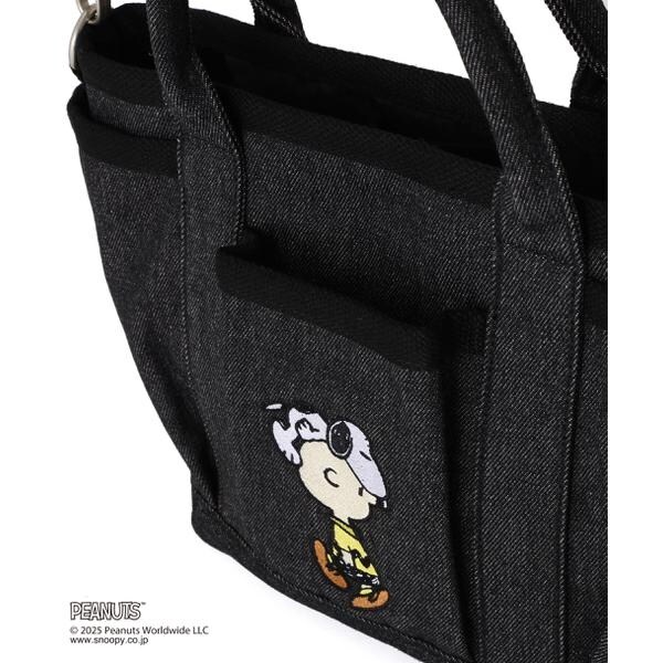 アヴィレックス（AVIREX）/《AVIREX × PEANUTS》DENIM MINI TOTE BAG ／ デニムミニトートバッ