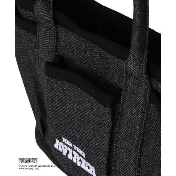 アヴィレックス（AVIREX）/《AVIREX × PEANUTS》DENIM MINI TOTE BAG ／ デニムミニトートバッ