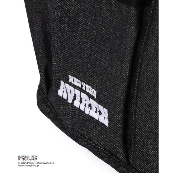 アヴィレックス（AVIREX）/《AVIREX × PEANUTS》DENIM MINI TOTE BAG ／ デニムミニトートバッ