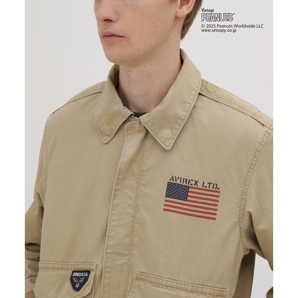 アヴィレックス（AVIREX）/《AVIREX × PEANUTS》COTTON A−2 ”FLYING ACE”