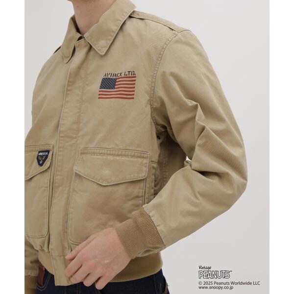 アヴィレックス（AVIREX）/《AVIREX × PEANUTS》COTTON A−2 ”FLYING ACE”