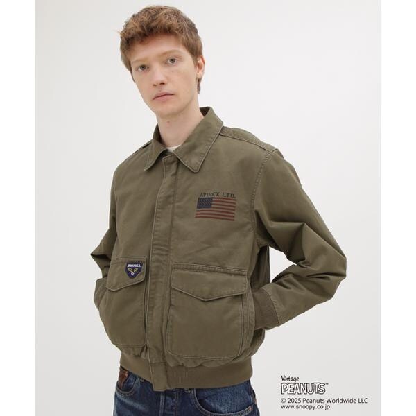 アヴィレックス（AVIREX）/《AVIREX × PEANUTS》COTTON A−2 ”FLYING ACE”