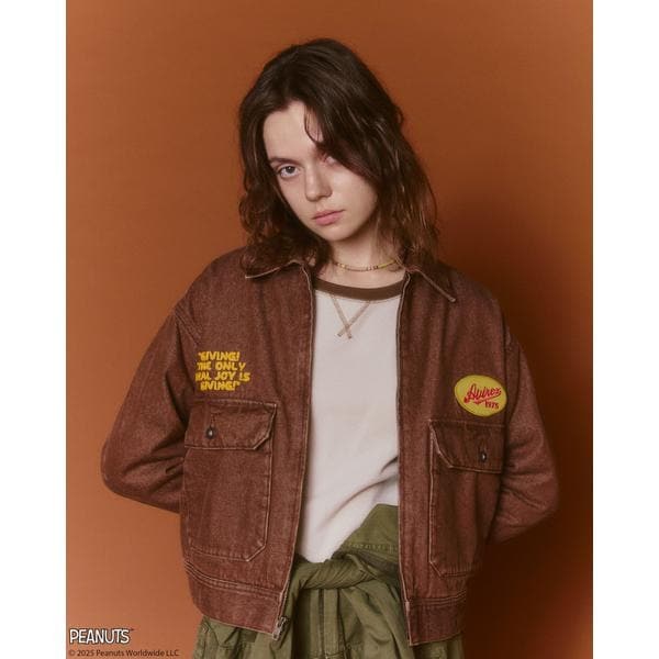 アヴィレックス（AVIREX）/《AVIREX × PEANUTS》DENIM WORK JACKET ／ デニムワークジャケット