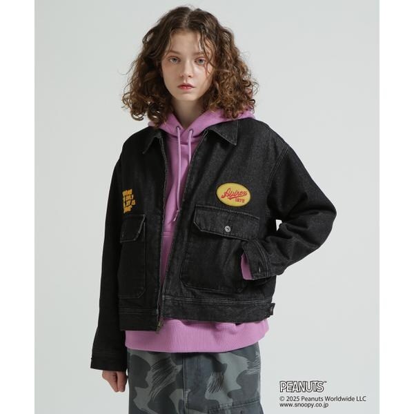 アヴィレックス（AVIREX）/《AVIREX × PEANUTS》DENIM WORK JACKET ／ デニムワークジャケット