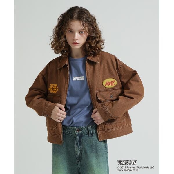 アヴィレックス（AVIREX）/《AVIREX × PEANUTS》DENIM WORK JACKET ／ デニムワークジャケット