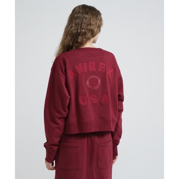 アヴィレックス（AVIREX）/《WOMAN》AVIREX 50th VARSITY CREW SWAET／バーシティークルーネック