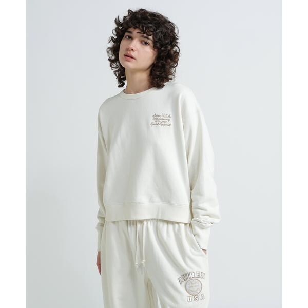 アヴィレックス（AVIREX）/《WOMAN》AVIREX 50th VARSITY CREW SWAET／バーシティークルーネック