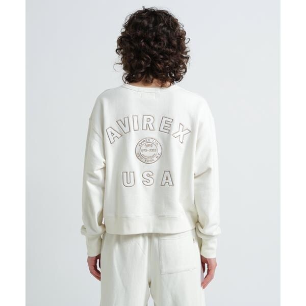 アヴィレックス（AVIREX）/《WOMAN》AVIREX 50th VARSITY CREW SWAET／バーシティークルーネック