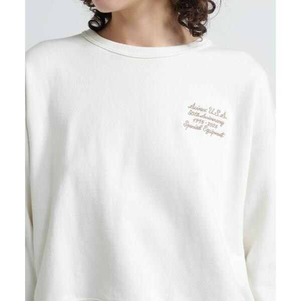 アヴィレックス（AVIREX）/《WOMAN》AVIREX 50th VARSITY CREW SWAET／バーシティークルーネック