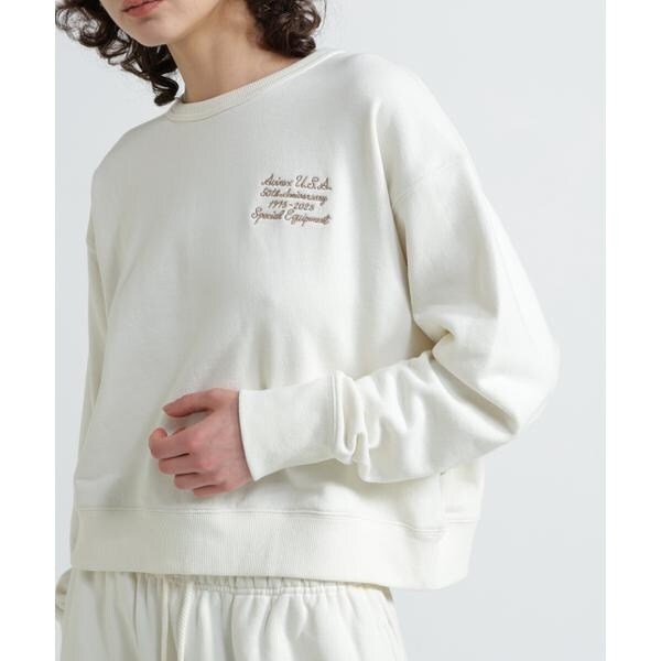 アヴィレックス（AVIREX）/《WOMAN》AVIREX 50th VARSITY CREW SWAET／バーシティークルーネック