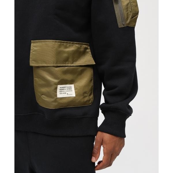アヴィレックス（AVIREX）/《WEB&限定》TACTICAL CREWNECK SWEAT