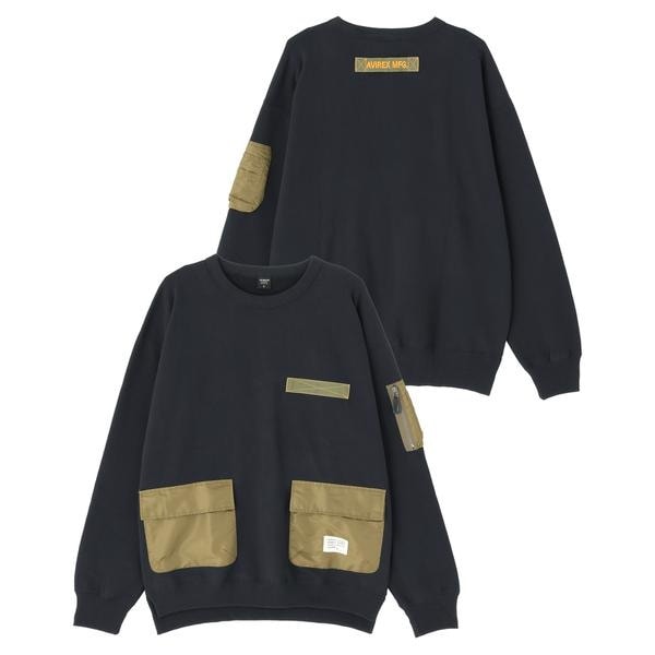 アヴィレックス（AVIREX）/《WEB&限定》TACTICAL CREWNECK SWEAT