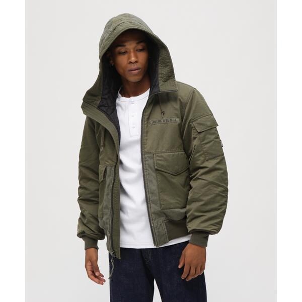 アヴィレックス（AVIREX）/《直営店限定》FADE HOOD JACKET