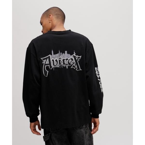 アヴィレックス（AVIREX）/EMB L／S T−SHIRT AVIREX NYC