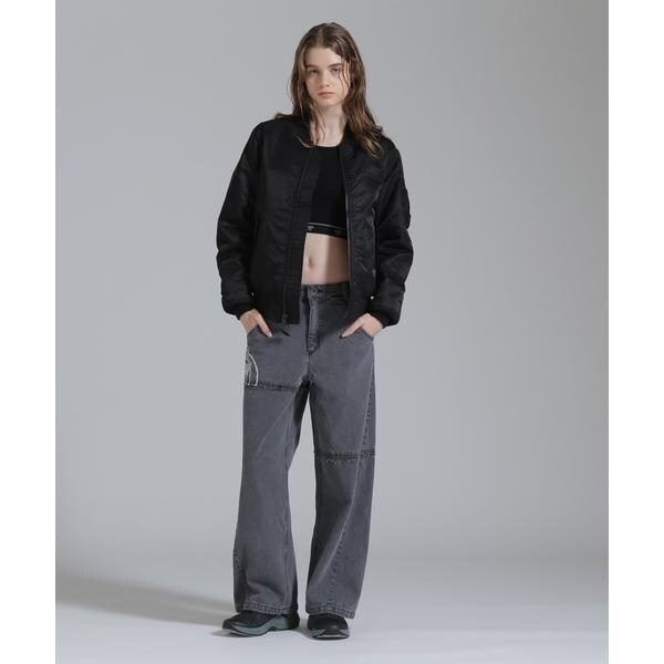 アヴィレックス（AVIREX）/《WOMAN／50th Anniversary》MA−1 SIGNATURE BIG LOGO／MA