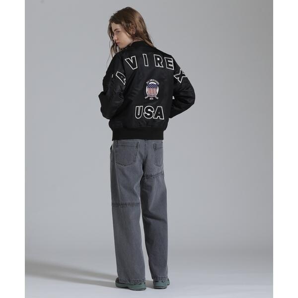 アヴィレックス（AVIREX）/《WOMAN／50th Anniversary》MA−1 SIGNATURE BIG LOGO／MA