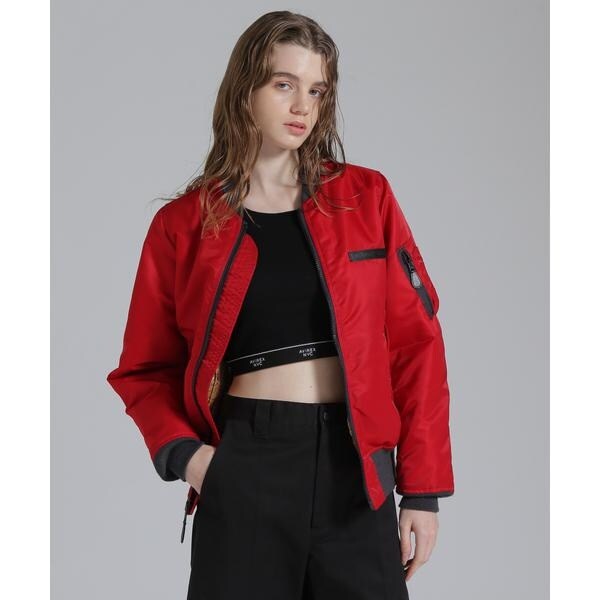 アヴィレックス（AVIREX）/《WOMAN／50th Anniversary》MA−1 SIGNATURE BIG LOGO／MA