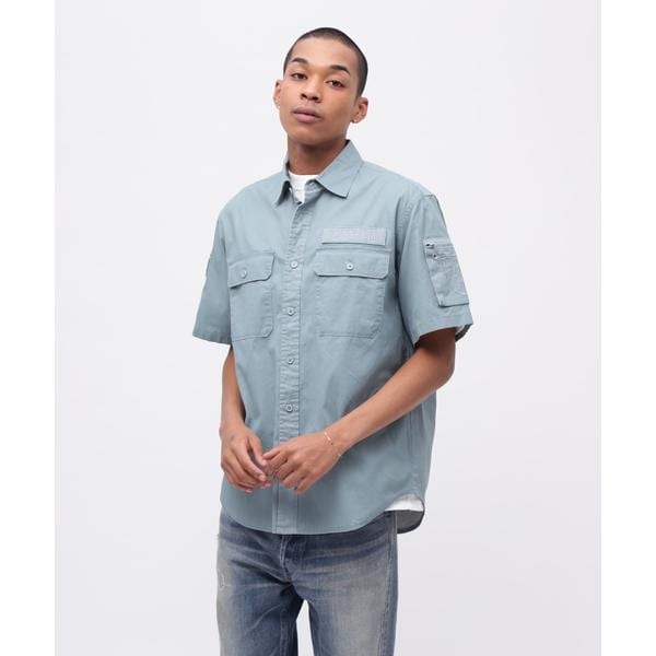 アヴィレックス（AVIREX）/《50th Anniversary》PIGMENT FATIGUE SHIRT ／ ピグメント ファ