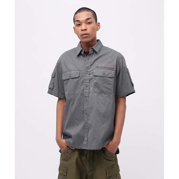 アヴィレックス（AVIREX）/《50th Anniversary》PIGMENT FATIGUE SHIRT ／ ピグメント ファ