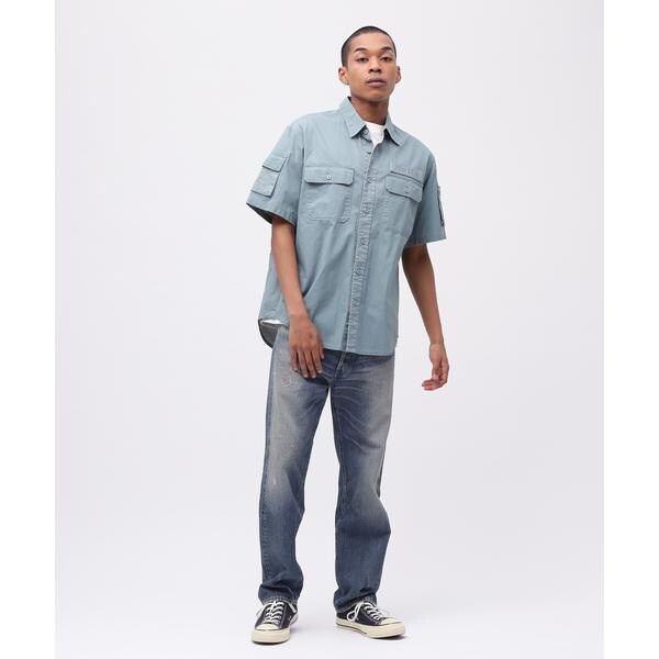 アヴィレックス（AVIREX）/《50th Anniversary》PIGMENT FATIGUE SHIRT ／ ピグメント ファ