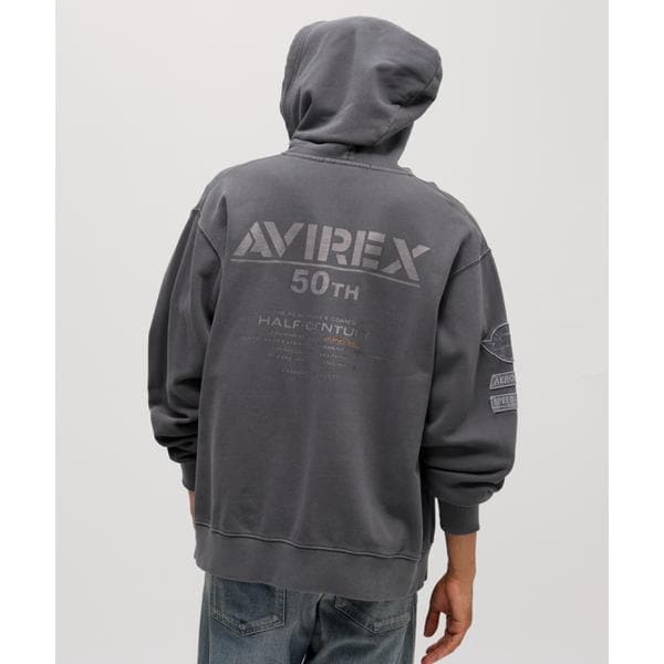アヴィレックス（AVIREX）/《50th Anniversary》FADE WASH ZIP UP PARKA