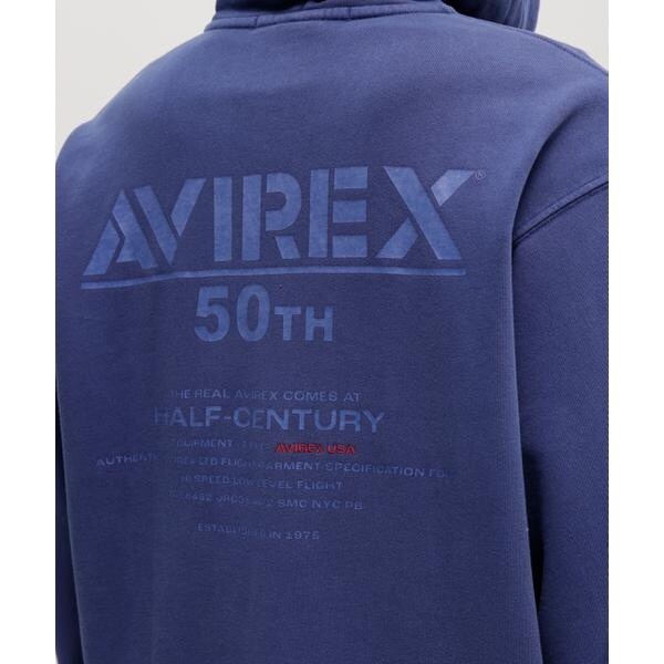 アヴィレックス（AVIREX）/《50th Anniversary》FADE WASH ZIP UP PARKA