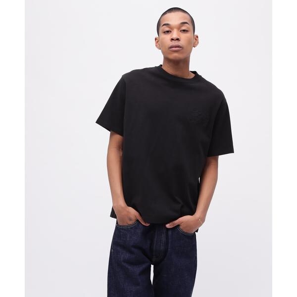 アヴィレックス（AVIREX）/《50th Anniversary》LEATHER PATCHED VARSITY T−SHIRT