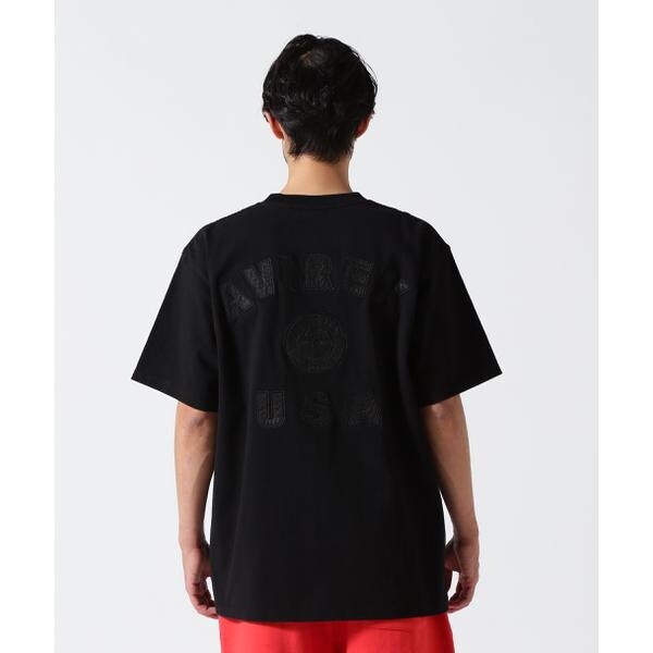 アヴィレックス（AVIREX）/《50th Anniversary》LEATHER PATCHED VARSITY T−SHIRT