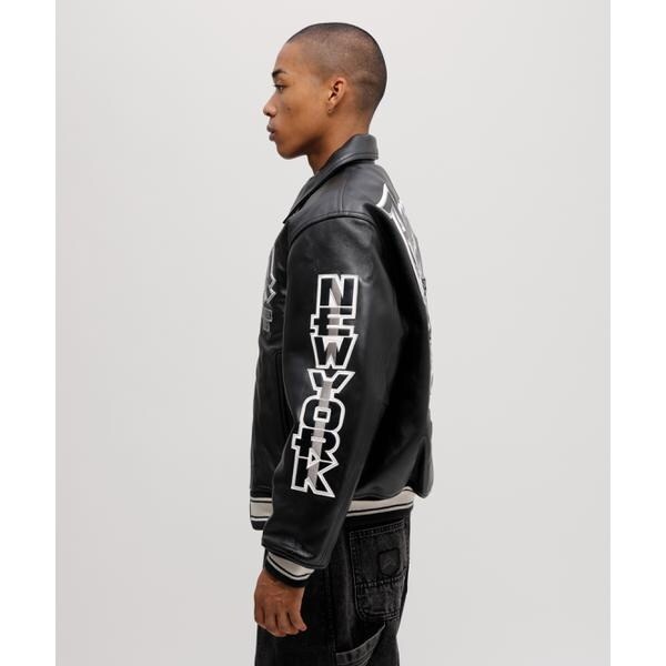 アヴィレックス（AVIREX）/《50th Anniversary》GRAPHIC VARSITY LEATHER JACKET