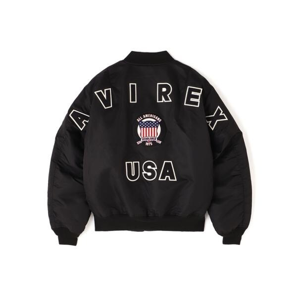 アヴィレックス（AVIREX）/《50th Anniversary》MA−1 SIGNATURE BIG LOGO ／ MA−1 シ