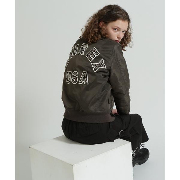 アヴィレックス（AVIREX）/《WOMAN》LEOPARD LOGO MA−1