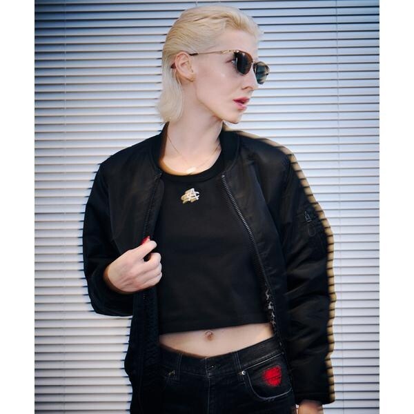 アヴィレックス（AVIREX）/《WOMAN》LEOPARD LOGO MA−1