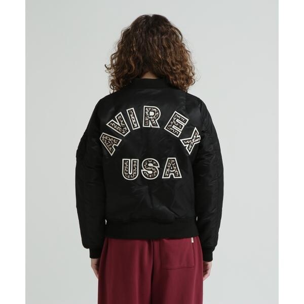 アヴィレックス（AVIREX）/《WOMAN》LEOPARD LOGO MA−1