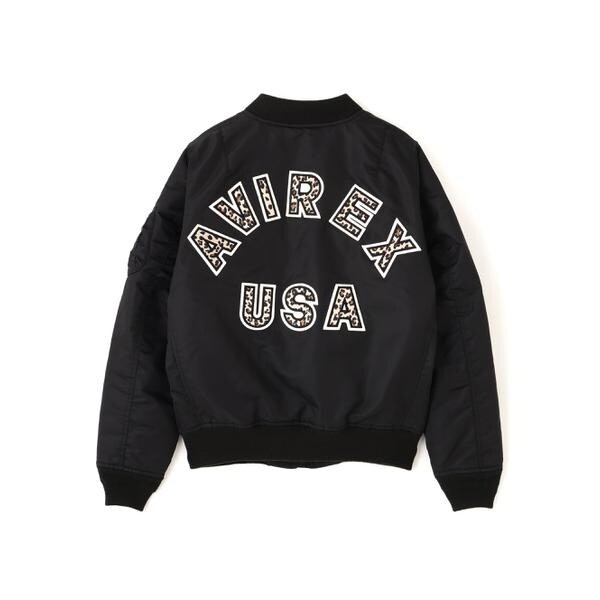 アヴィレックス（AVIREX）/《WOMAN》LEOPARD LOGO MA−1