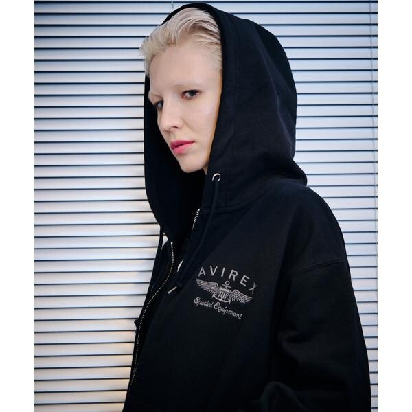 アヴィレックス（AVIREX）/《取扱店限定アイテム》LEOPARD VARSITY LOGO PARKA