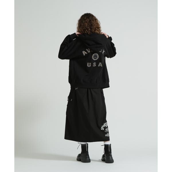 アヴィレックス（AVIREX）/《取扱店限定アイテム》LEOPARD VARSITY LOGO PARKA