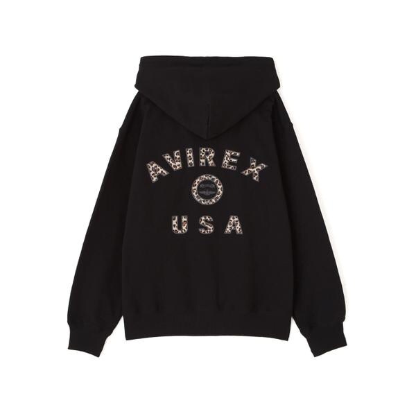 アヴィレックス（AVIREX）/《取扱店限定アイテム》LEOPARD VARSITY LOGO PARKA