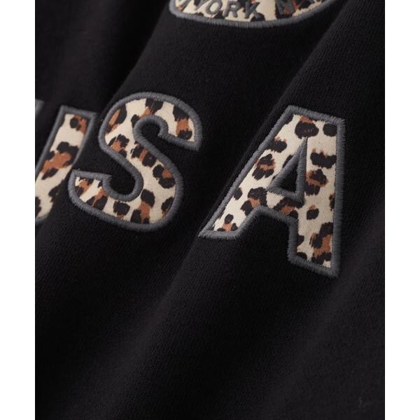 アヴィレックス（AVIREX）/《取扱店限定アイテム》LEOPARD VARSITY LOGO PARKA