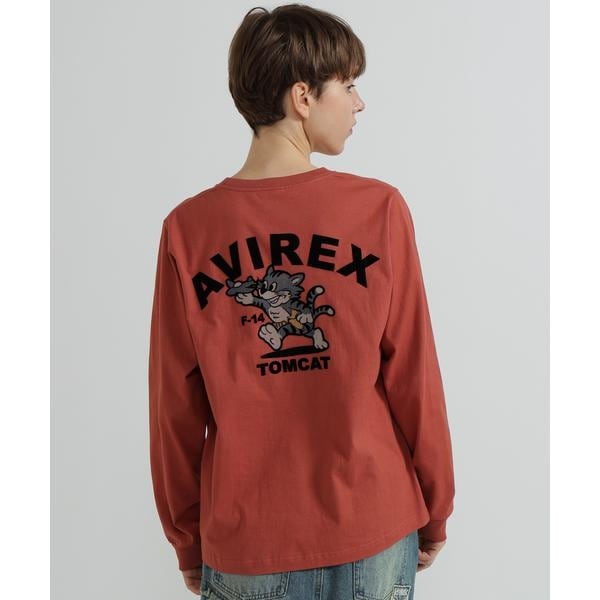 アヴィレックス（AVIREX）/《WEB&限定》TOMCAT L／S T−SHIRT