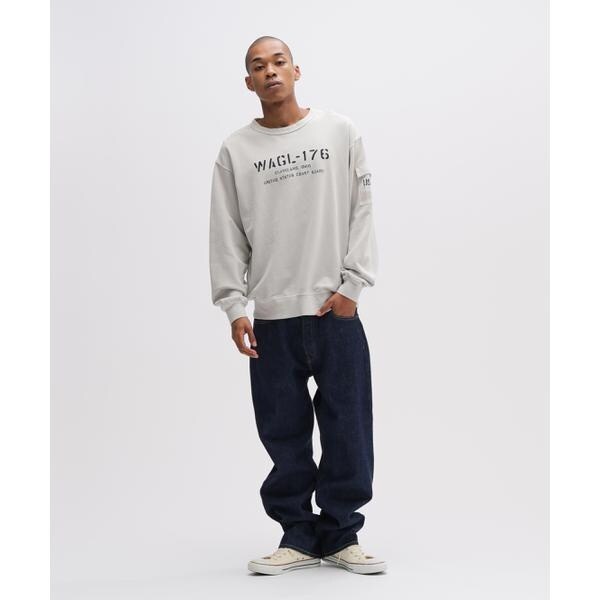 アヴィレックス（AVIREX）/FADED MIL．POCKET CREWNECK SWEAT_5
