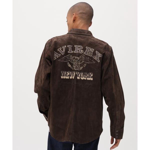 アヴィレックス（AVIREX）/GOAT SUEDE WESTERN SHIRT