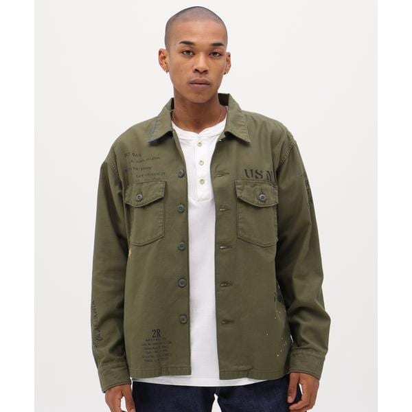 アヴィレックス（AVIREX）/AGED LOOK L／S UTILITY SHIRT
